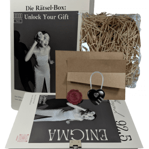 DIY Geschenkbox, personalisierbare Rätselbox, romantische Überraschung, Valentinstagsgeschenk, wiederverwendbare Aufbewahrungsbox